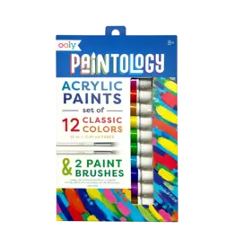 Ooly Paintology Acrylic Paint Set - Classic Colors - Set of 12