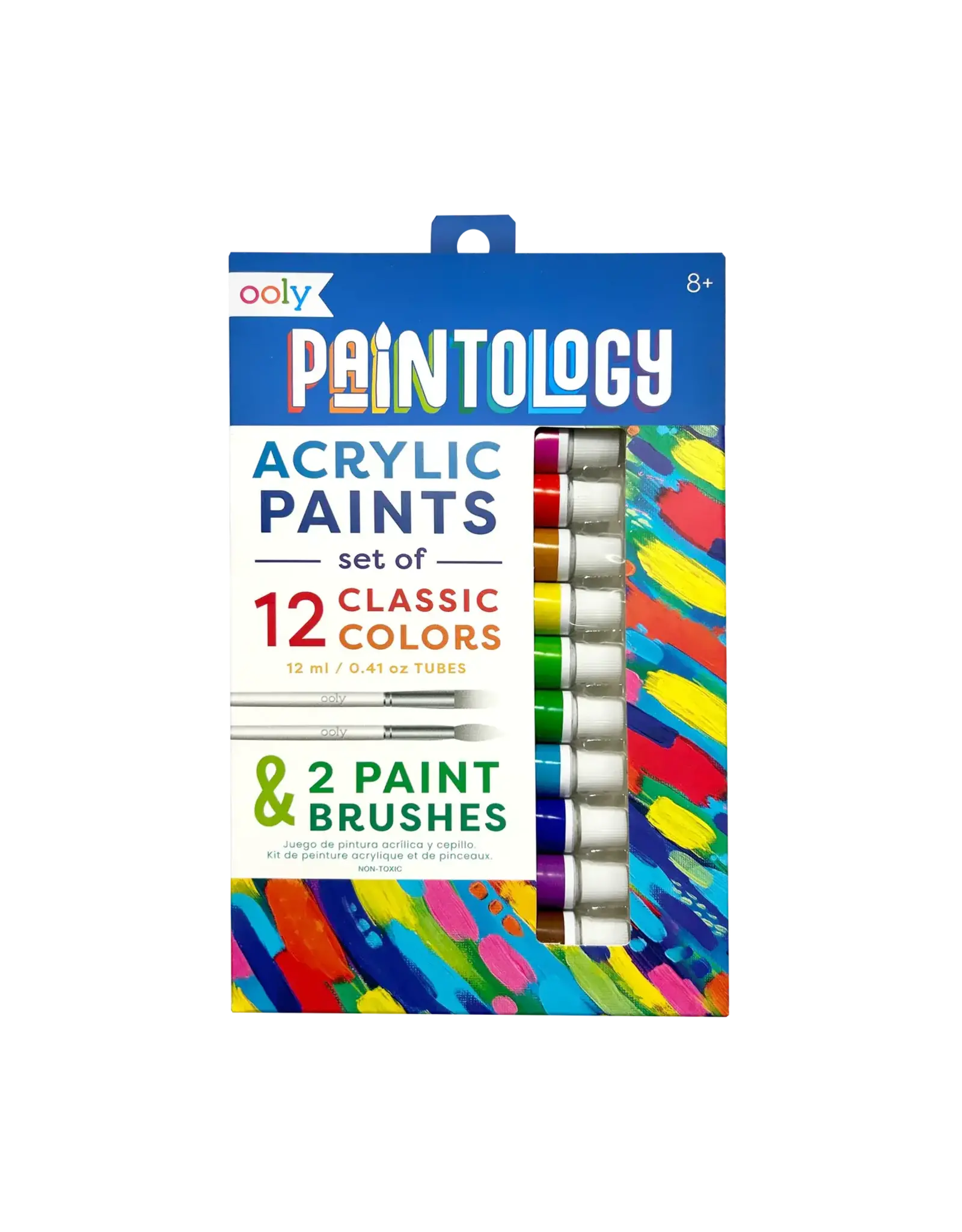 Ooly Paintology Acrylic Paint Set - Classic Colors - Set of 12