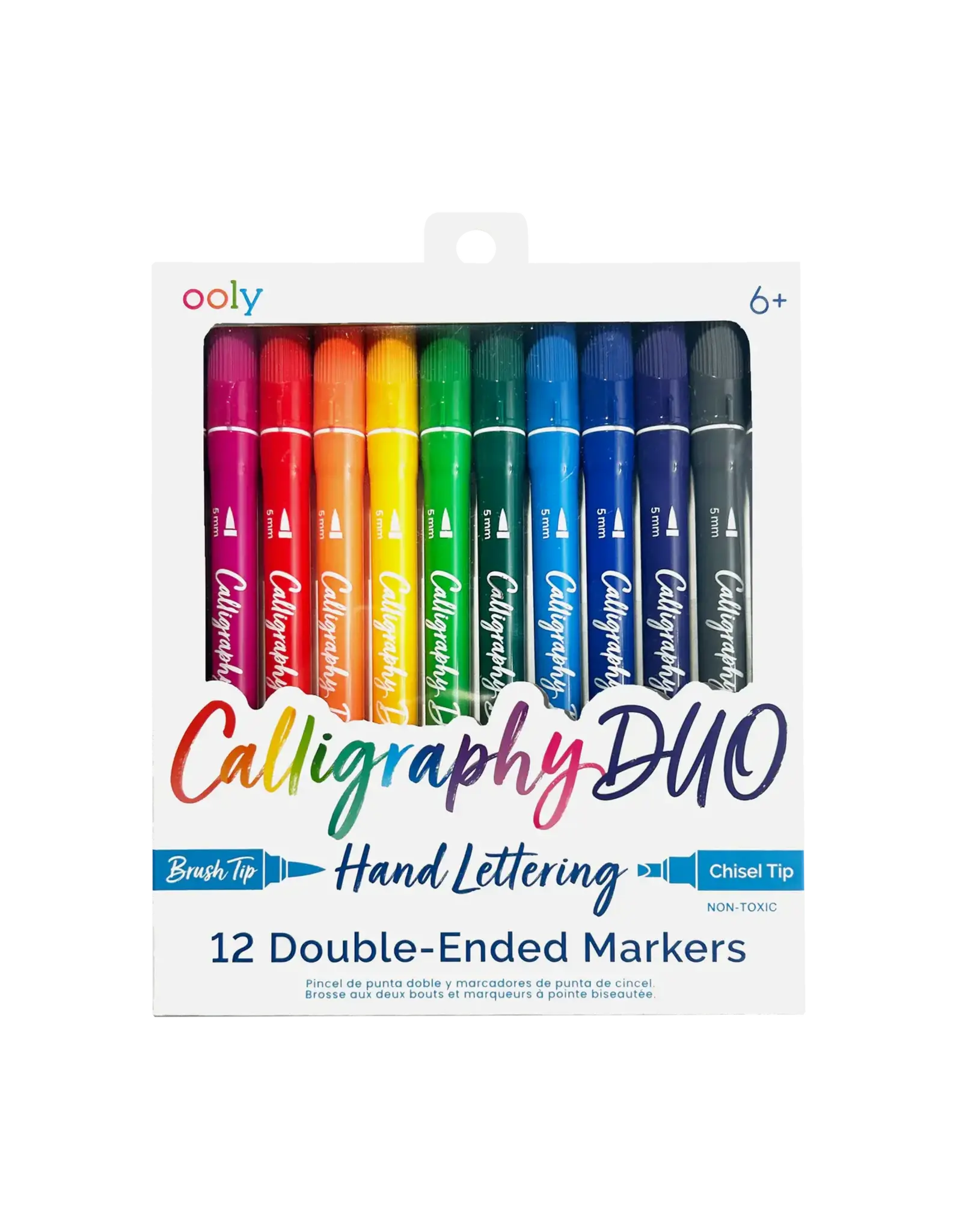 Ooly Calligraphy Duo Double-Ended Markers - Set of 12