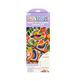 Ooly Paintology Paint-By-Number Canvas Kit - Blue Birds