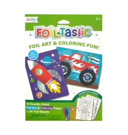 Ooly Foil-tastic Foil Art & Coloring Set - Gadgets & Gizmos