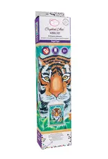 D.I.Y Crystal Art Kit Crystal Art Scroll Kit: Regal Tiger