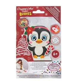 D.I.Y Crystal Art Kit Crystal Art Buddies: Holiday - Penguin