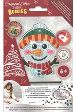 D.I.Y Crystal Art Kit Crystal Art Buddies: Holiday - Snowman