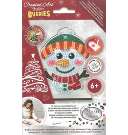 D.I.Y Crystal Art Kit Crystal Art Buddies: Holiday - Snowman