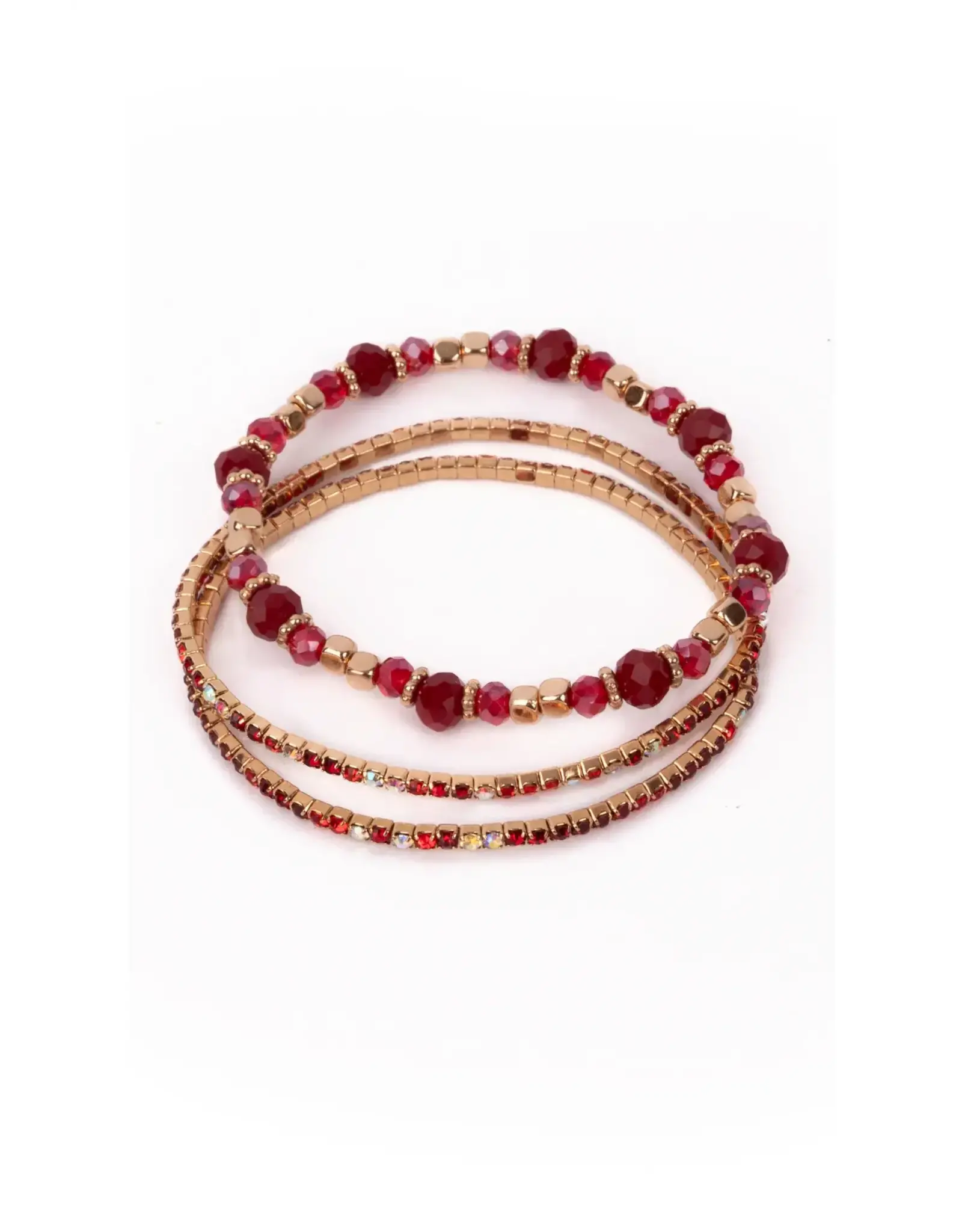 Great Pretenders Boutique Ruby Red Bracelet Set Great Pretenders Boutique Ruby Red Bracelet Set