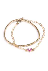 Great Pretenders Boutique Chic Linked with Love Bracelet