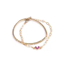 Great Pretenders Boutique Chic Linked with Love Bracelet
