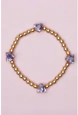 Great Pretenders Boutique Chic Amethyst Love Bracelet