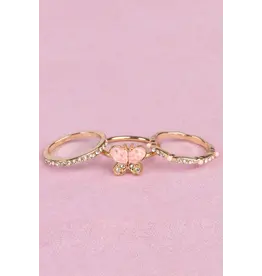 Great Pretenders Boutique Chic Butterfly Garden Rings