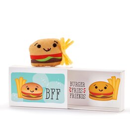 GiftCraft Burger & Fries Pocket Hug w/Gift Box