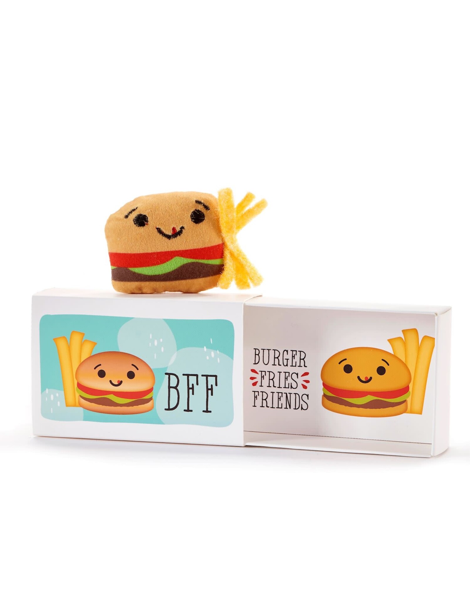 GiftCraft Burger & Fries Pocket Hug w/Gift Box