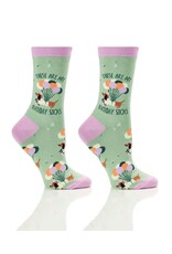 Women's Crew Socks, Birthday Dog