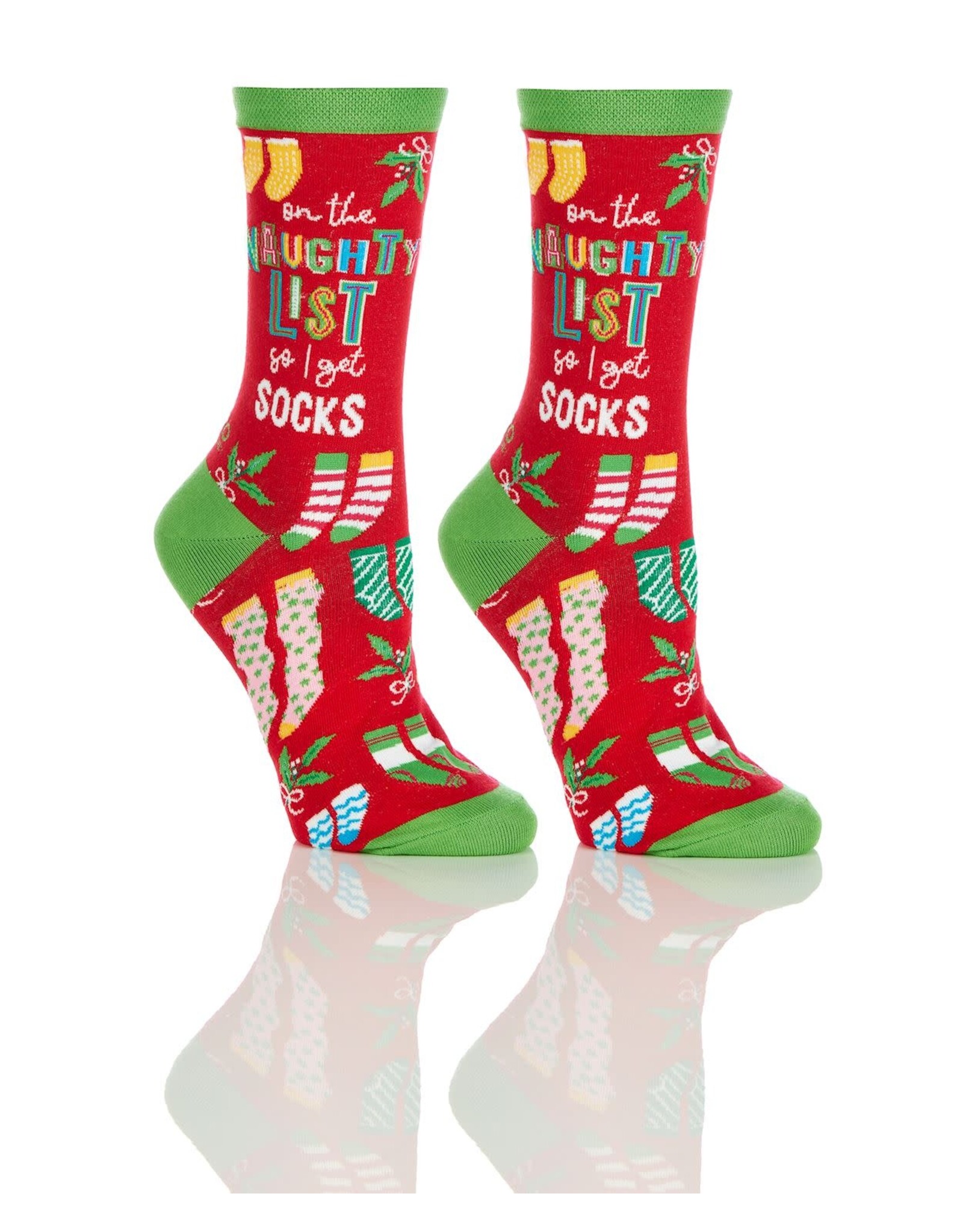 Women's Crew Socks, Naughty