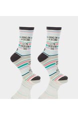 Women's Crew Socks, Let Me Overthink This