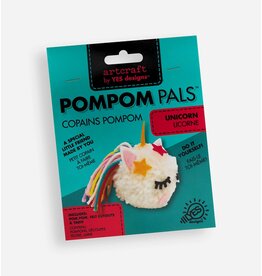 GiftCraft DIY Pompom Pals Kit, Unicorn
