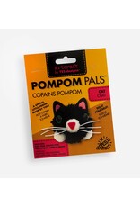 GiftCraft DIY Pompom Pals Kit, Black Cat