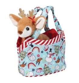 Douglas Holiday Sassy Sak with Reindeer