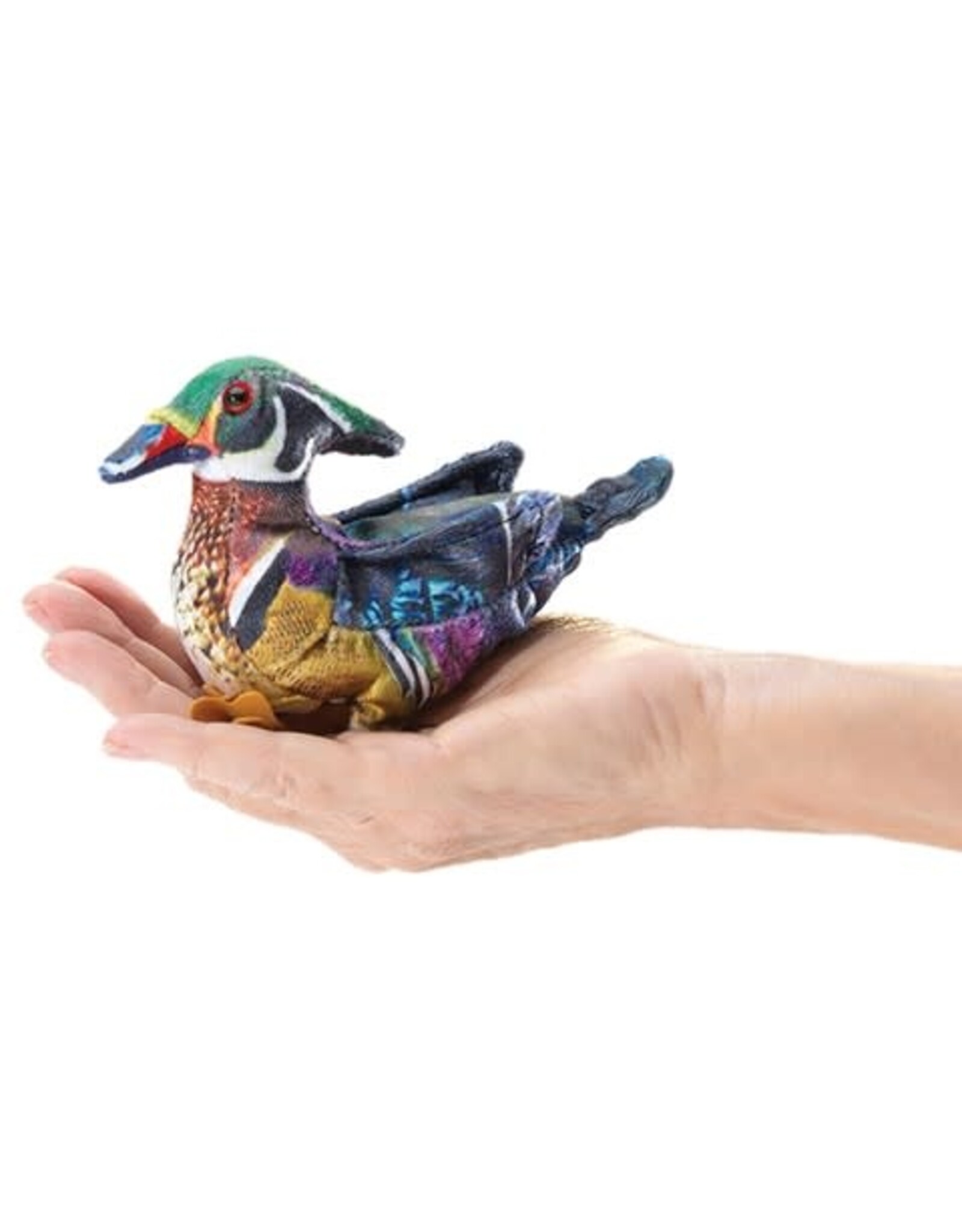 Folkmanis Folkmanis Mini Wood Duck Finger Puppet