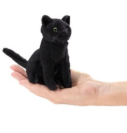 Folkmanis Folkmanis Mini Black Cat Finger Puppet