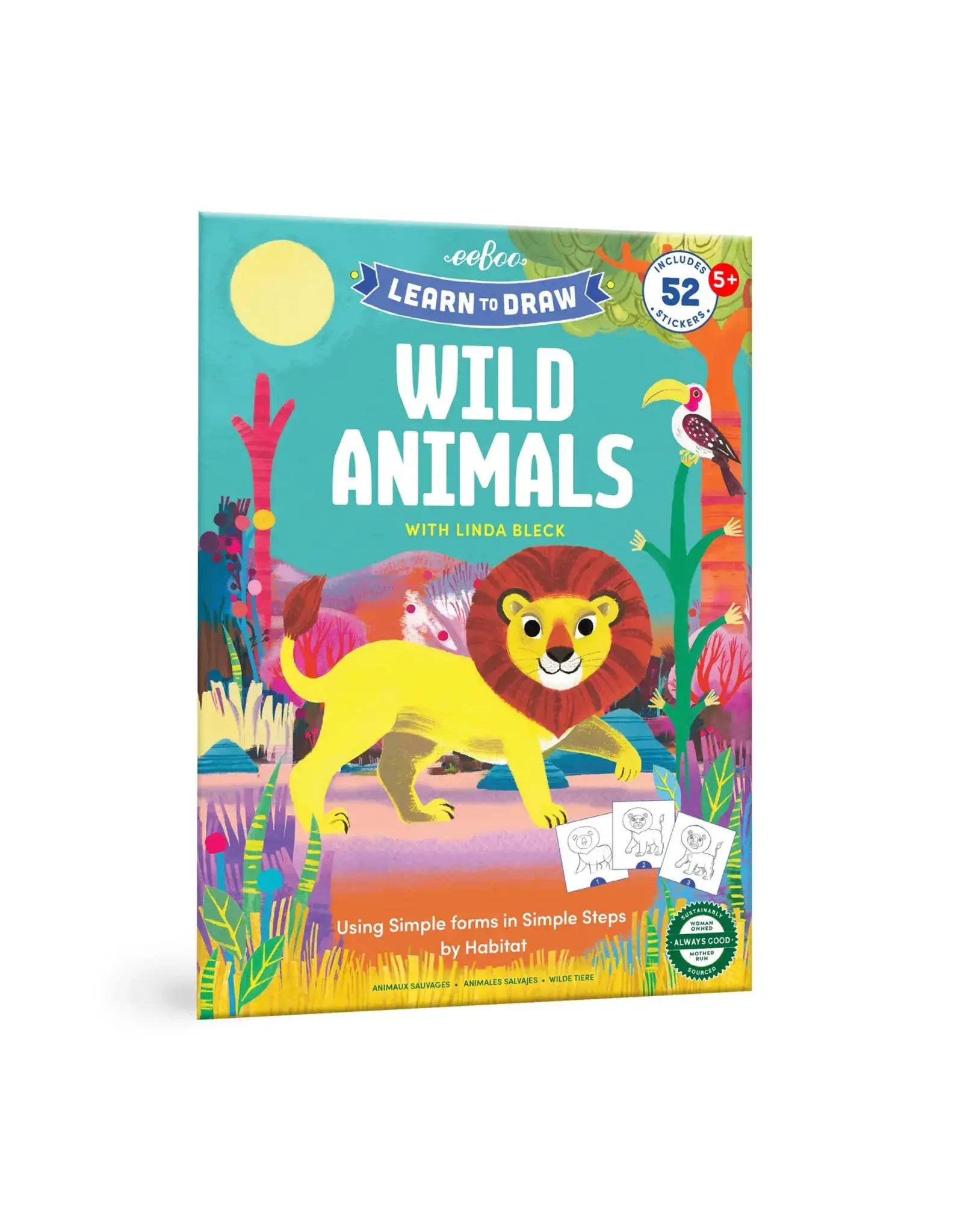 eeBoo Learn to Draw Wild Animals