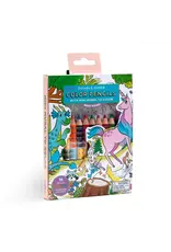 eeBoo Magical Creature Color Pencil Mini Mural