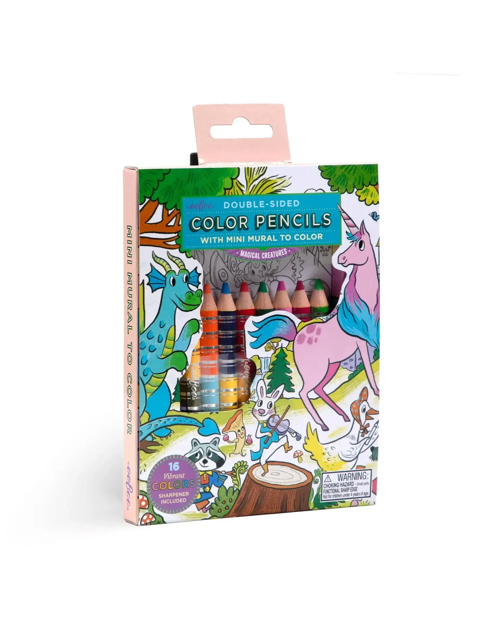 eeBoo Magical Creature Color Pencil Mini Mural