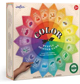 eeBoo Color Puzzle Spinner Game