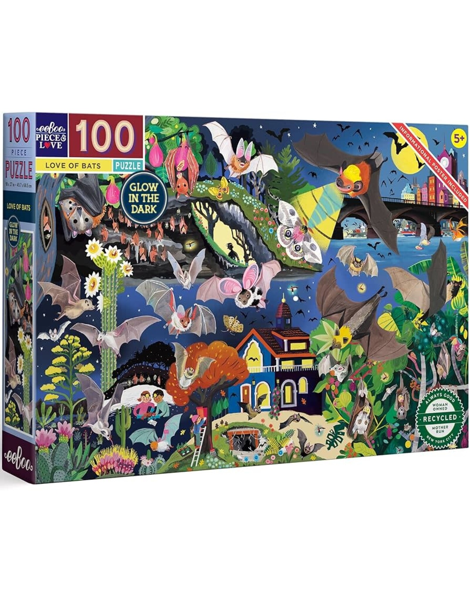eeBoo Love of Bats 100pc
