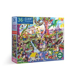 eeBoo Fairies & Tales Giant Puzzle 36pc