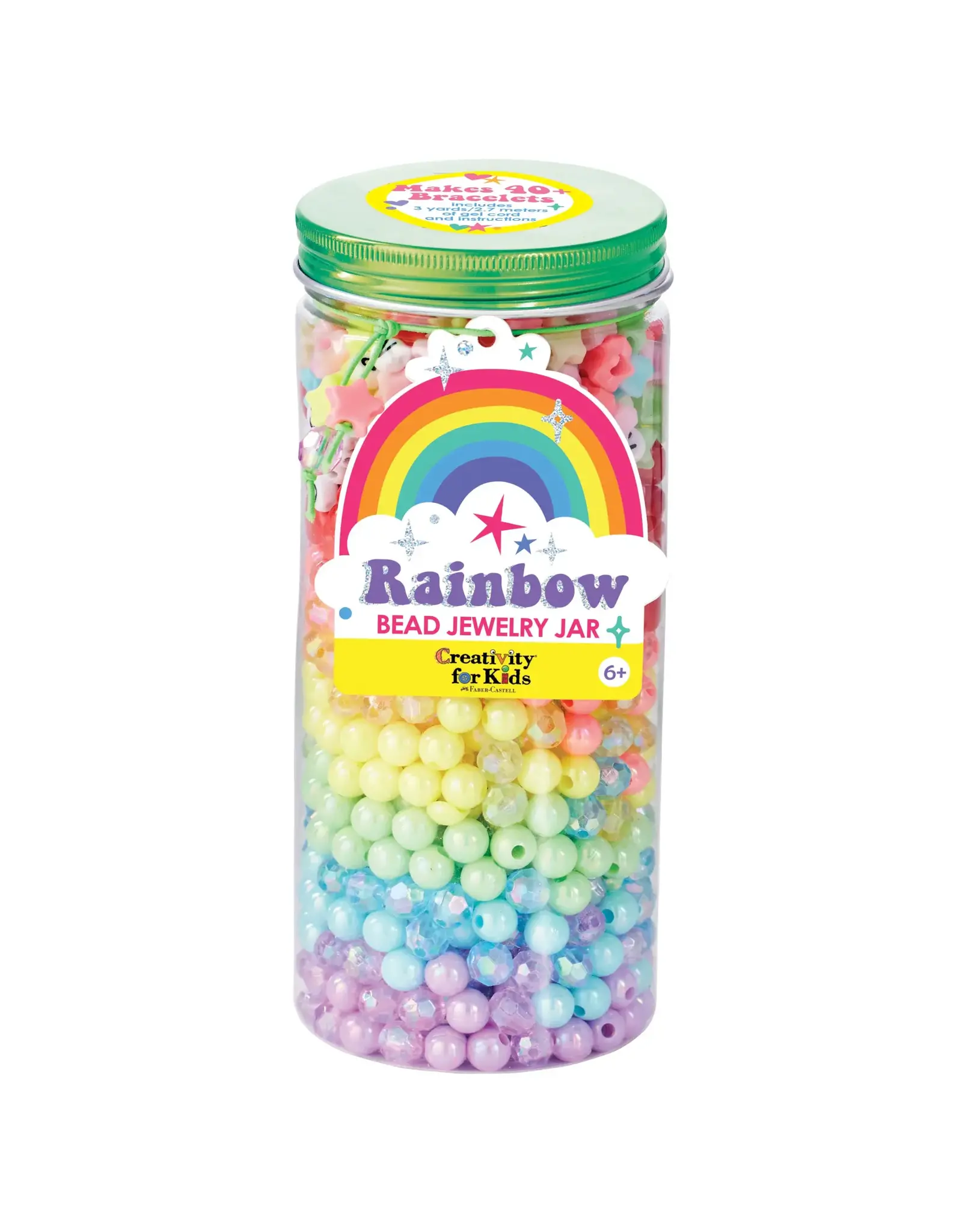 Creativity For Kids Bead Jewelry Jar Rainbow