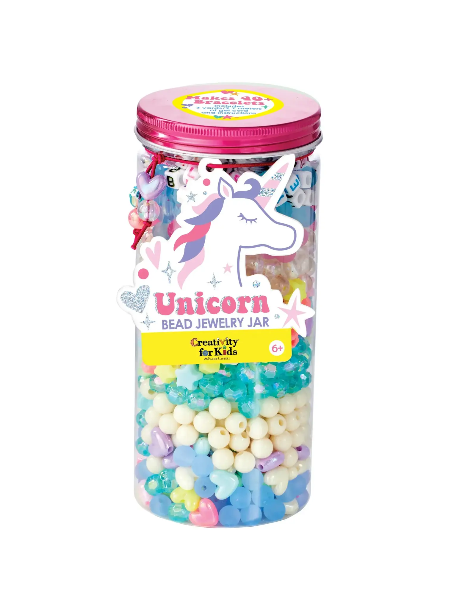 Creativity For Kids Bead Jewelry Jar Unicorn