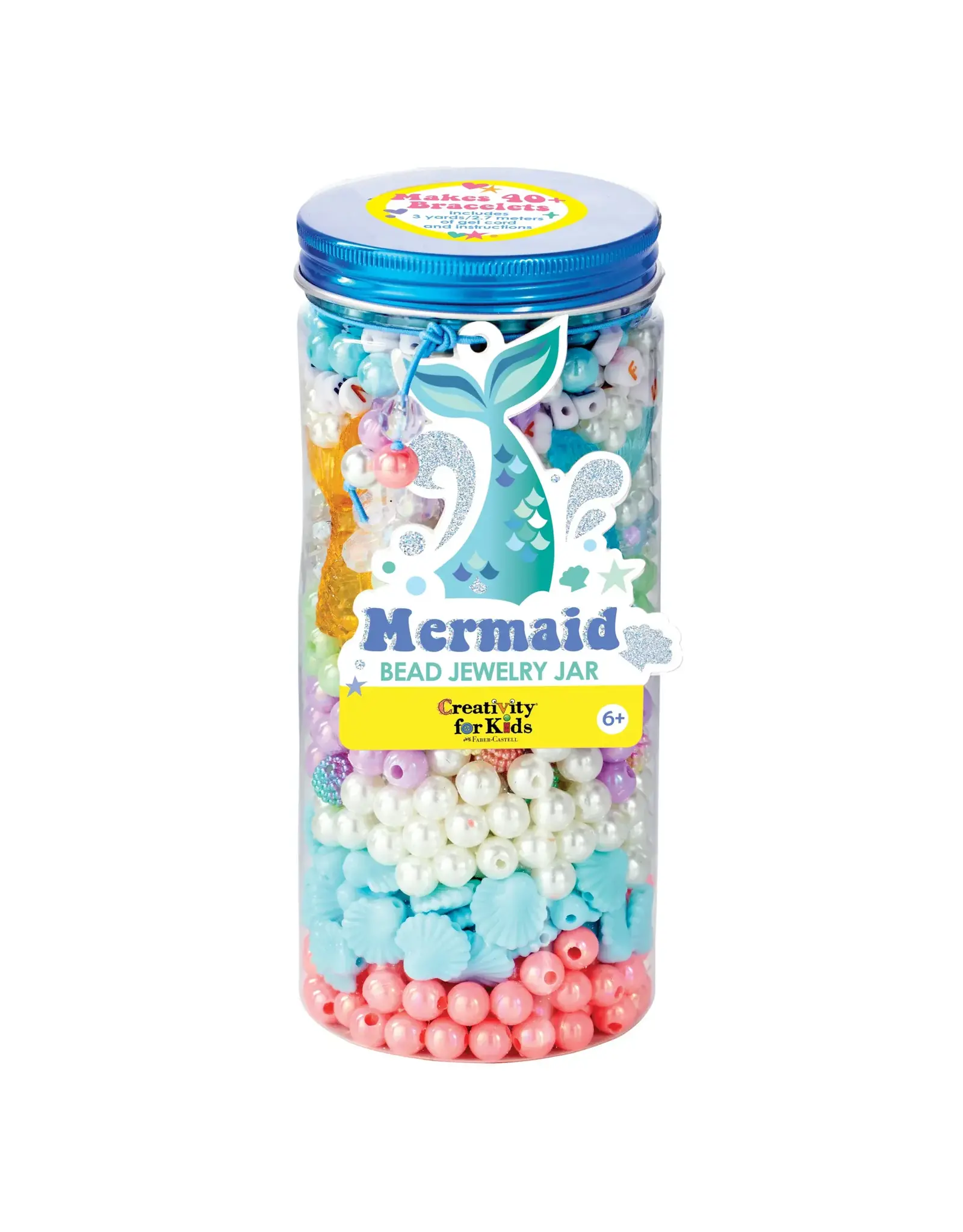 Creativity For Kids Bead Jewelry Jar Mermaid
