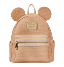 Loungefly Mickey Mouse Woven Texture Mini Backpack