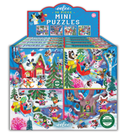 eeBoo Woodland Holiday Mini Puzzle Assorted