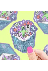 Turtle's Soup Sci-fi Book Club Bookish Vinyl Sticker