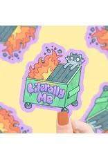 Turtle's Soup Dumpster Fire Vinyl Sticker