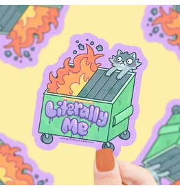 Turtle's Soup Dumpster Fire Vinyl Sticker