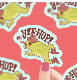 Turtle's Soup Yee Hop Rodeo Frog Vinyl Sticker