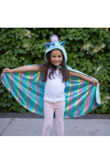 Great Pretenders Rainbow Reversible Unicorn Dragon Cape, Size 3/4
