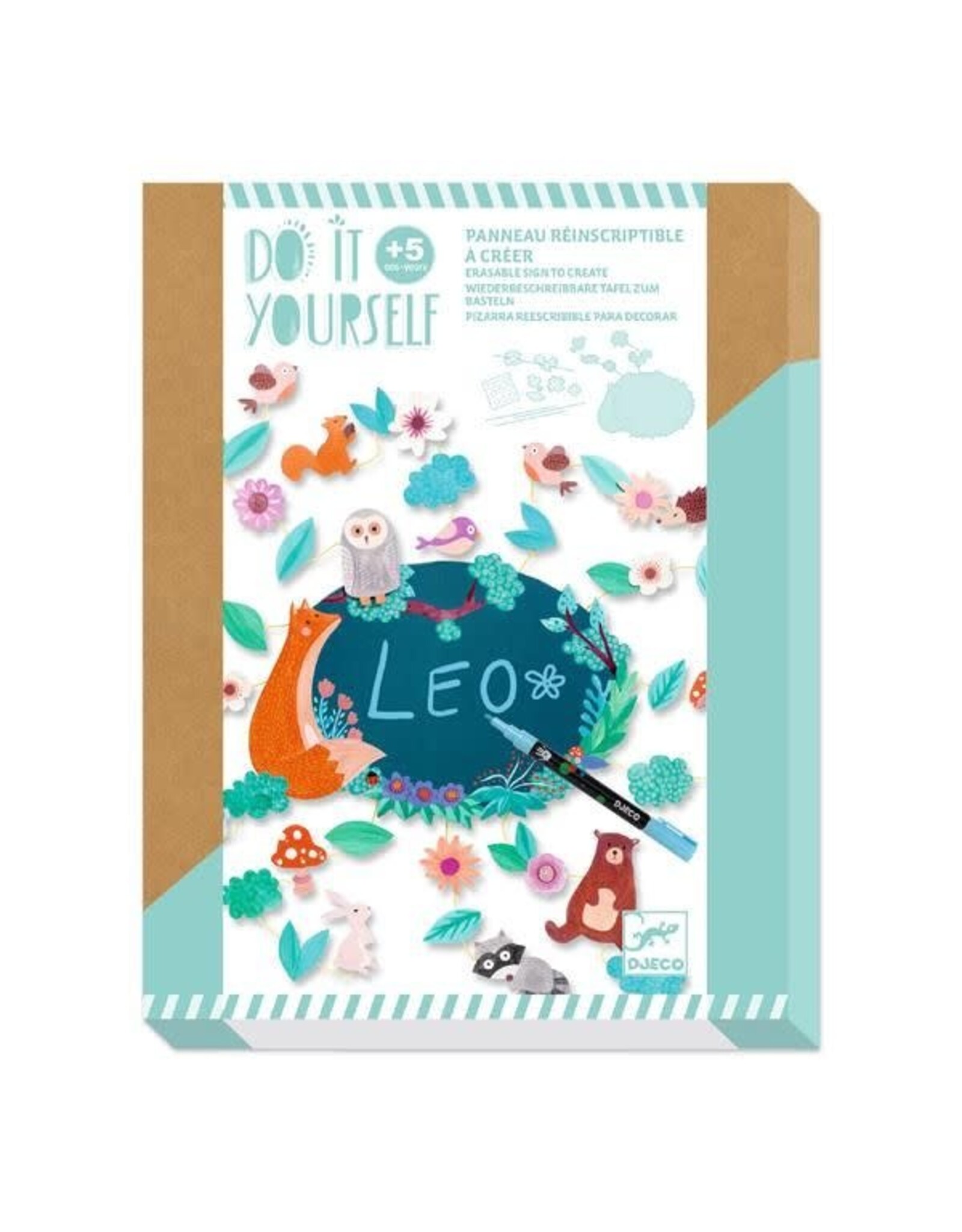 Djeco DIY Erasable sign to create - Woods