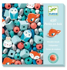 Djeco Wooden Beads - Small Animals