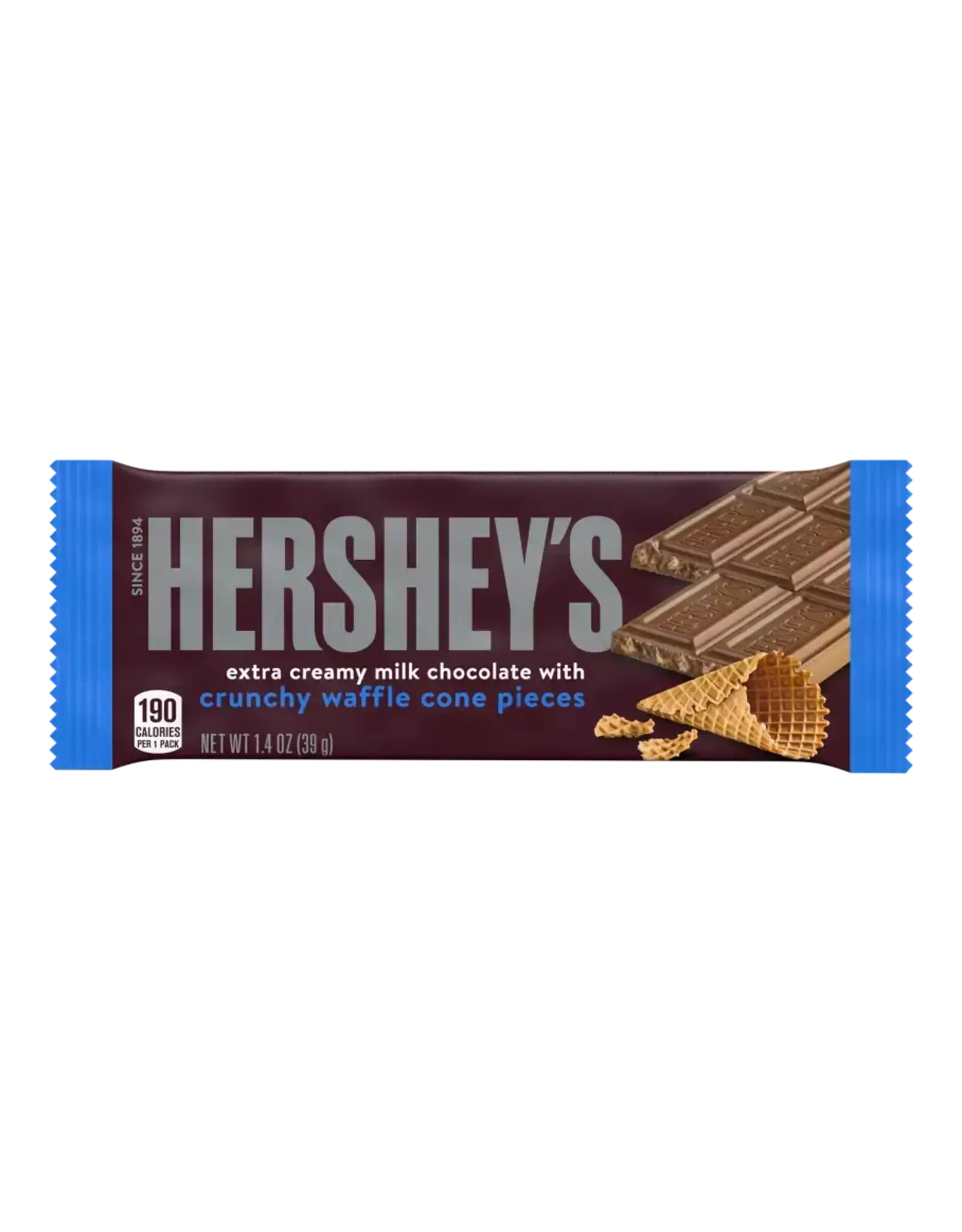 Hershey's Hershey's Extra Creamy Milk Chocolate With Crunchy Waffle Cone Pieces