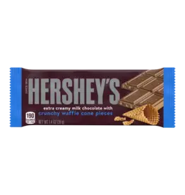Hershey's Hershey's Extra Creamy Milk Chocolate With Crunchy Waffle Cone Pieces