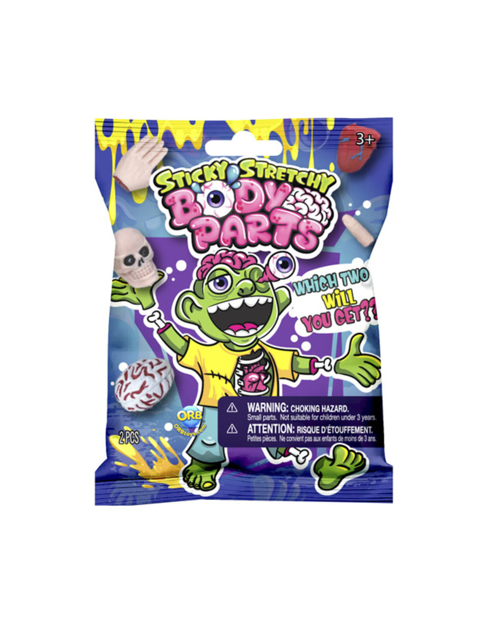 Orb Sticky Stretchy Body Parts Blind Bag