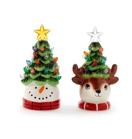 GiftCraft Ceramic LED Christmas Decor Assorted CLEARANCE FINAL SALE