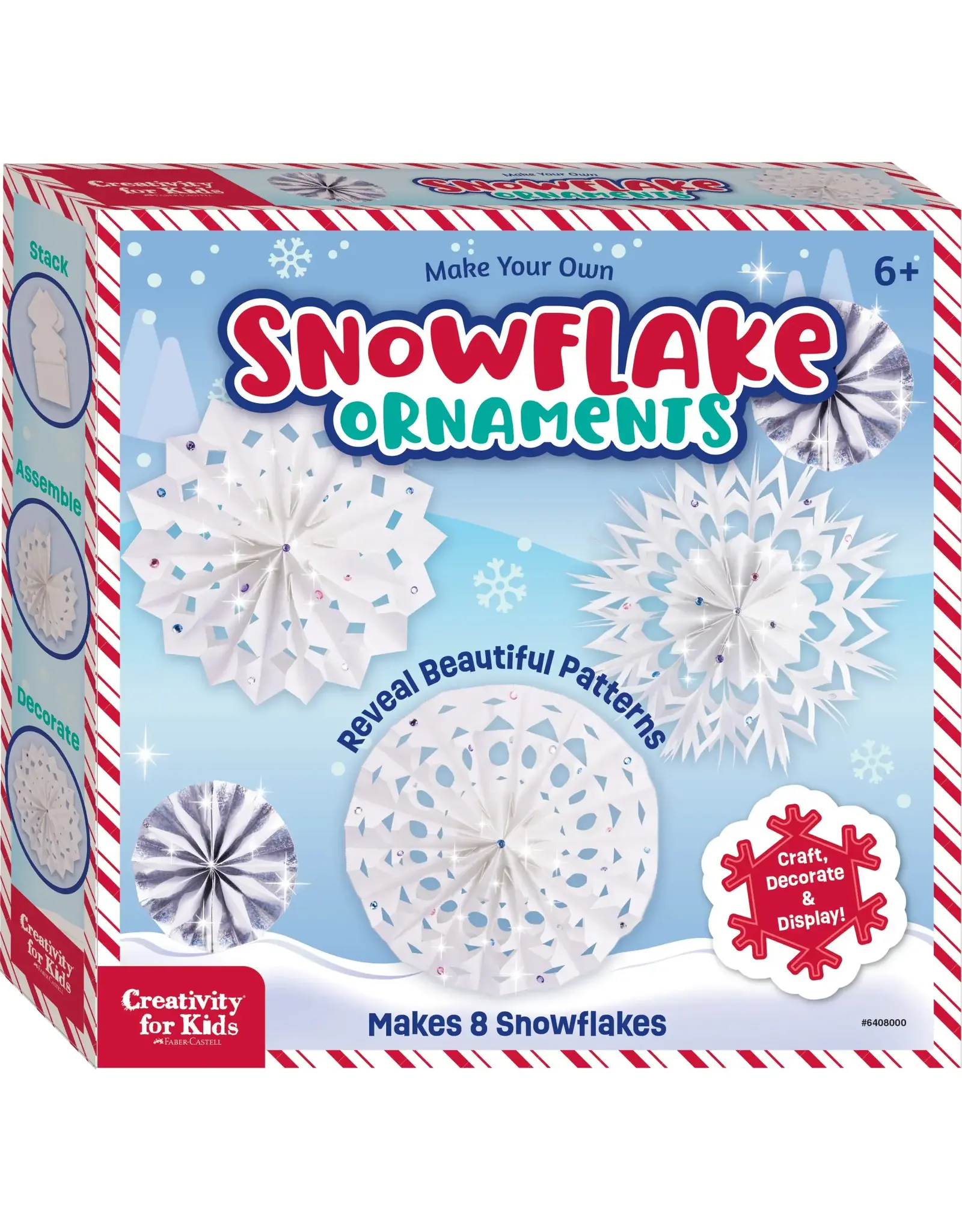 Creativity For Kids Make Your Own Snowflake Ornaments