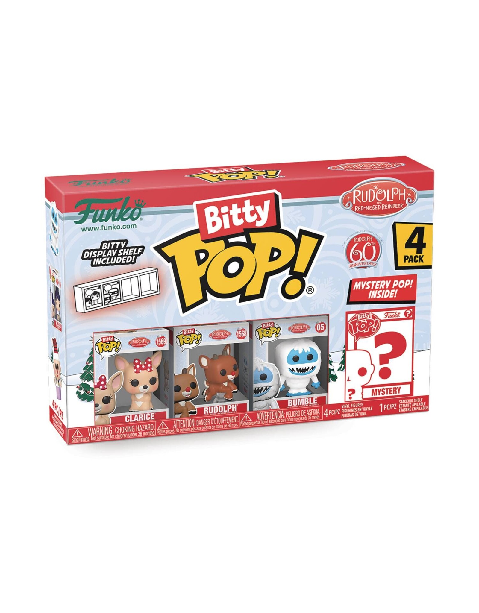 Funko Bitty Pop Rudolph 4pk Assorted