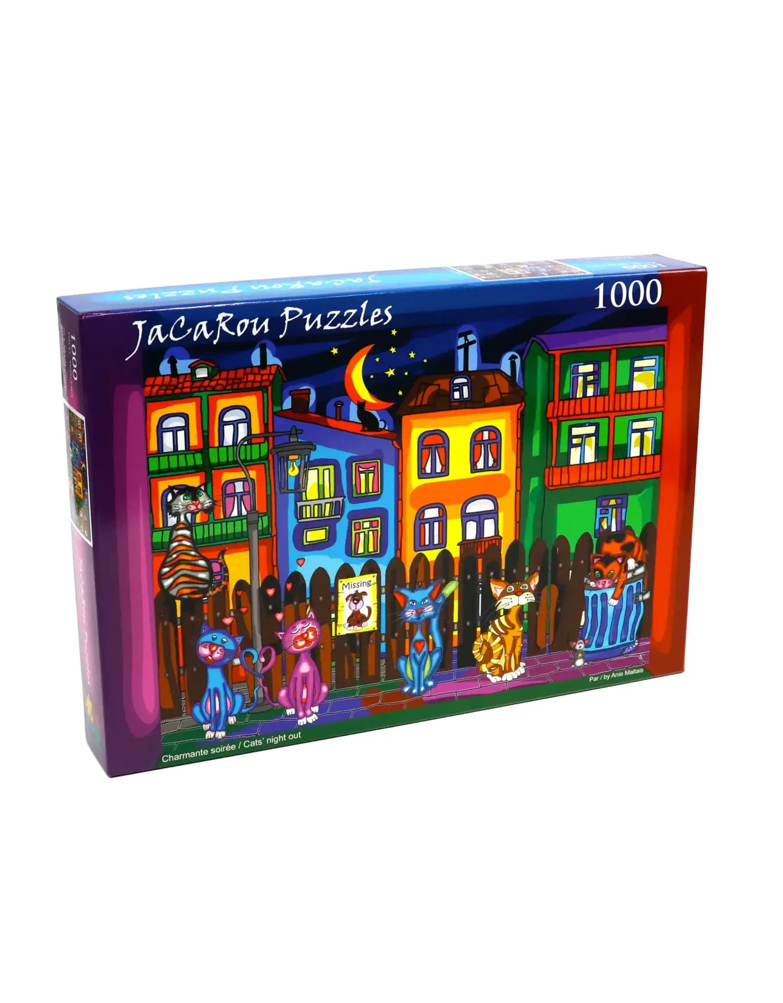 JaCaRou Puzzles Cats' Night Out 1000pc