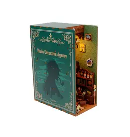 JaCaRou Puzzles DIY 3D Bookend - Violin Detective Agency